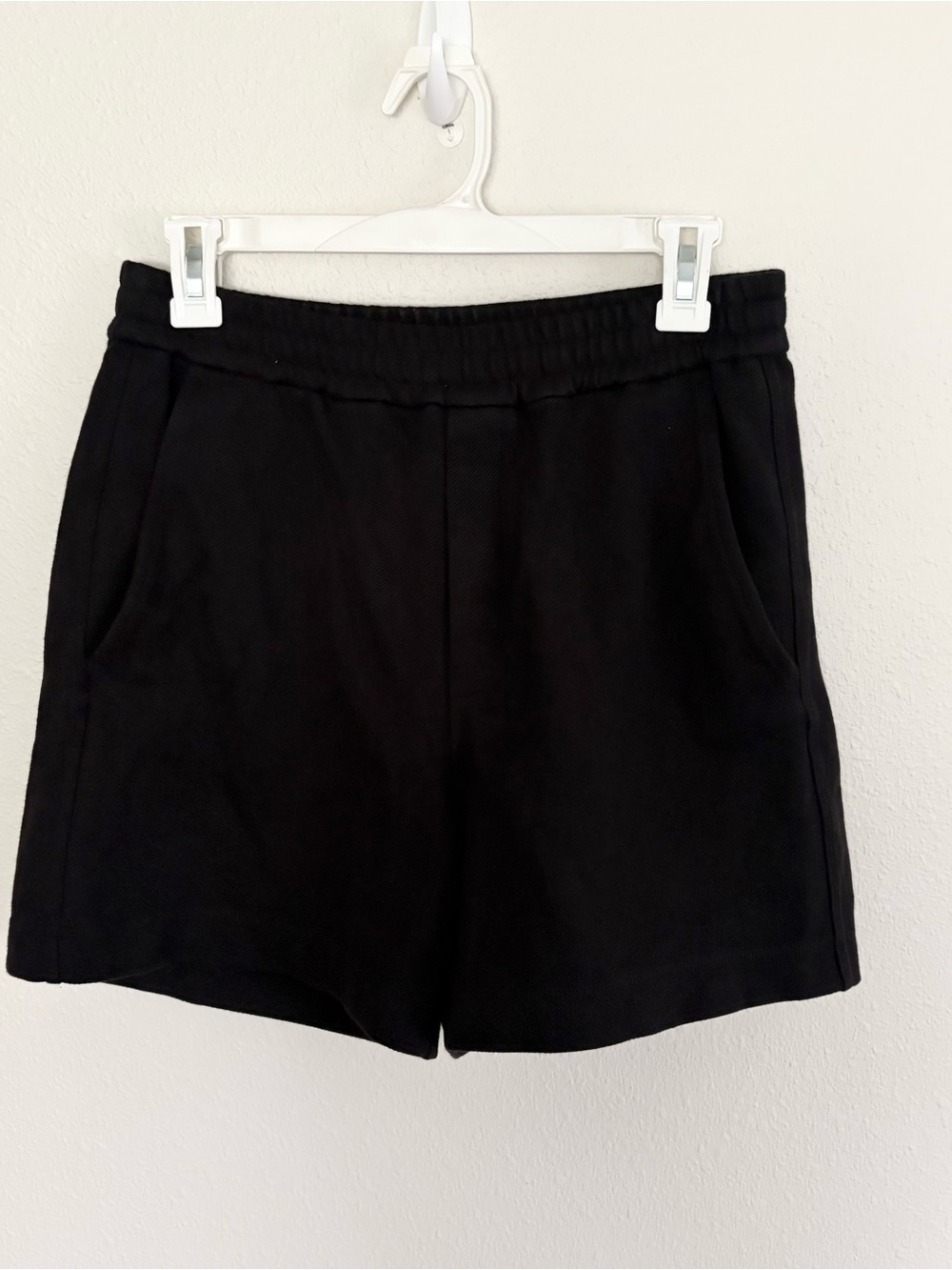 COS Womens Black High Rise Shorts Lounge Casual Pockets Size XS